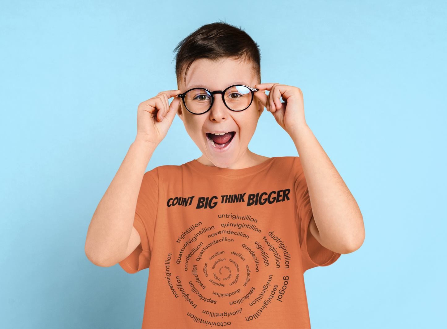 Count Big, Think Bigger: STEM BIG numbers T-Shirt for Aspiring Mathematicians.