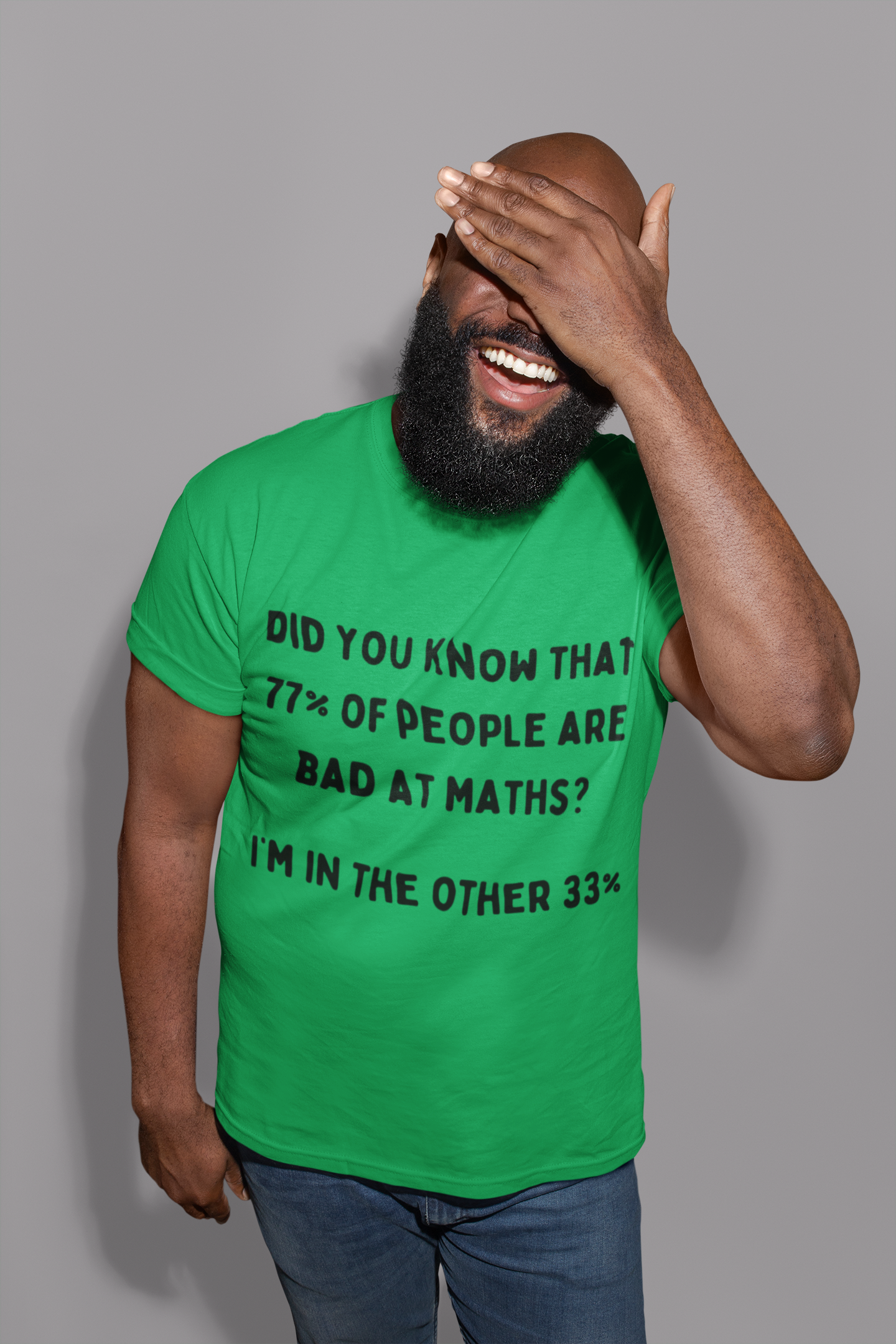 Maths Mishap: The 77% vs 33% T-Shirt: Unisex