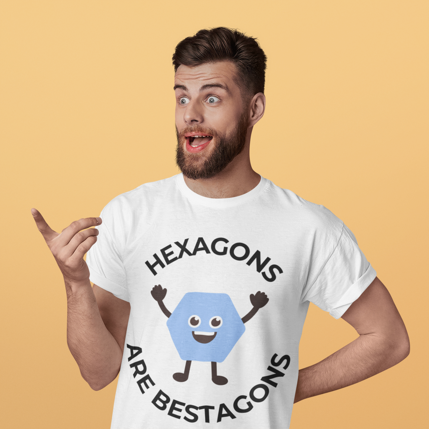 "Hexagons are Bestagons" T-Shirt