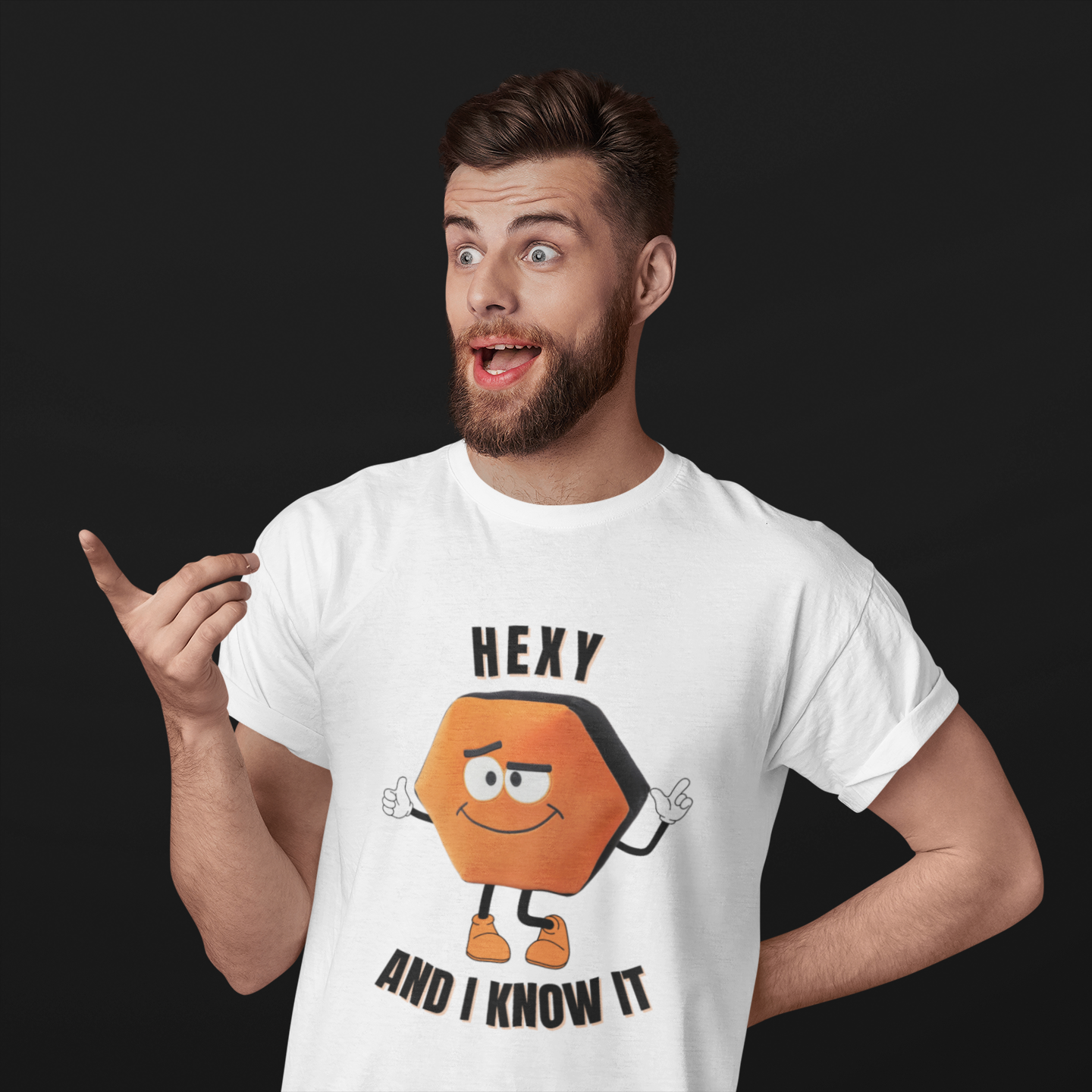 Hexy and I Know It - Unisex Maths T-Shirt