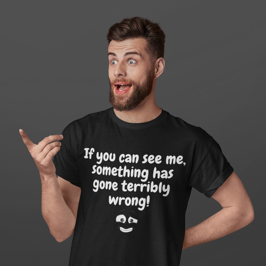 Embrace Backstage Humour with the "If You Can See Me" Theatre Tee