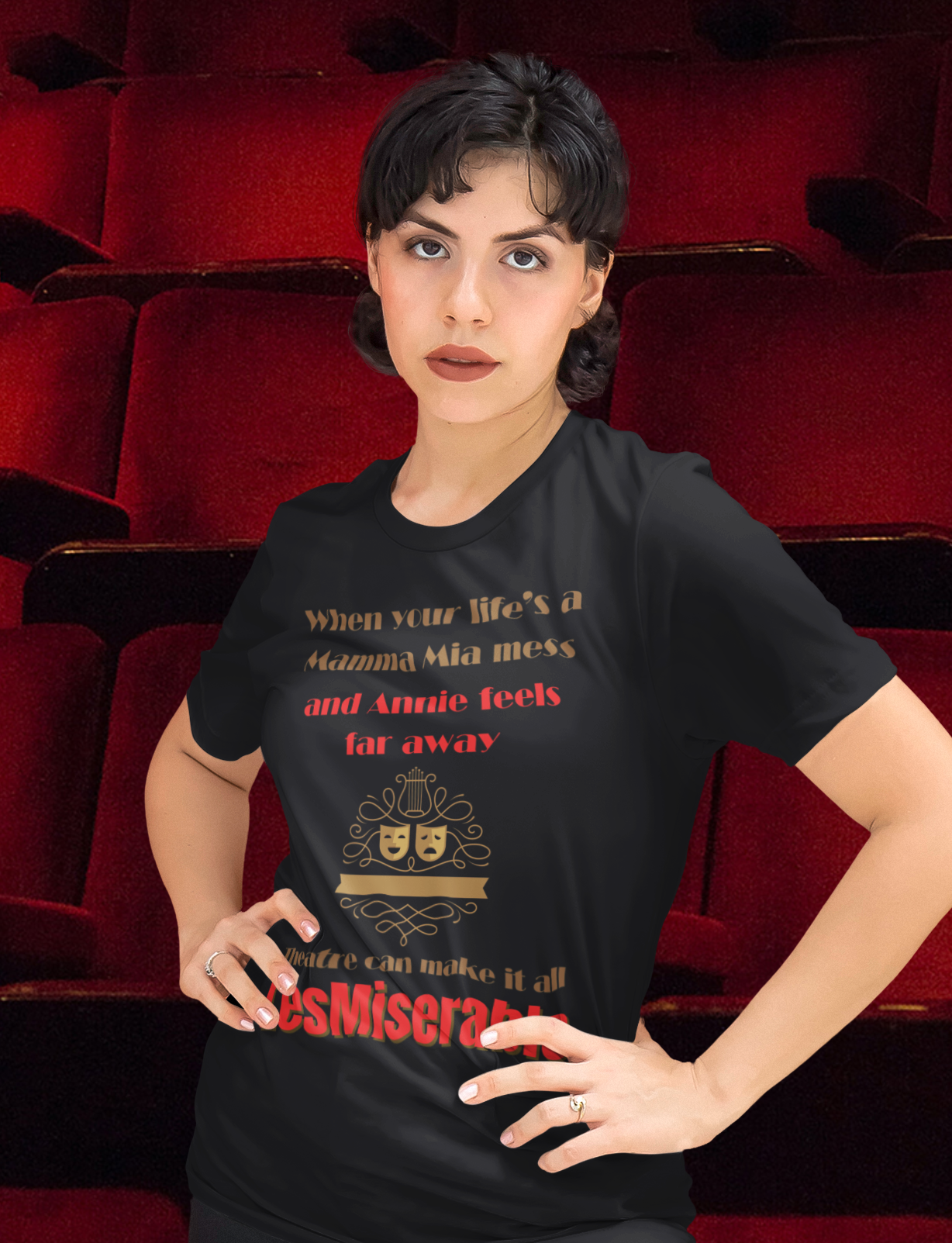 Less Miserable T-Shirt: Perfect for Theatre Lovers