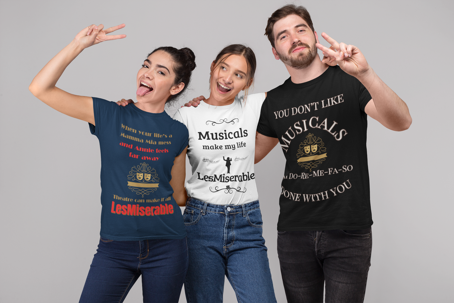 Less Miserable T-Shirt: Perfect for Theatre Lovers