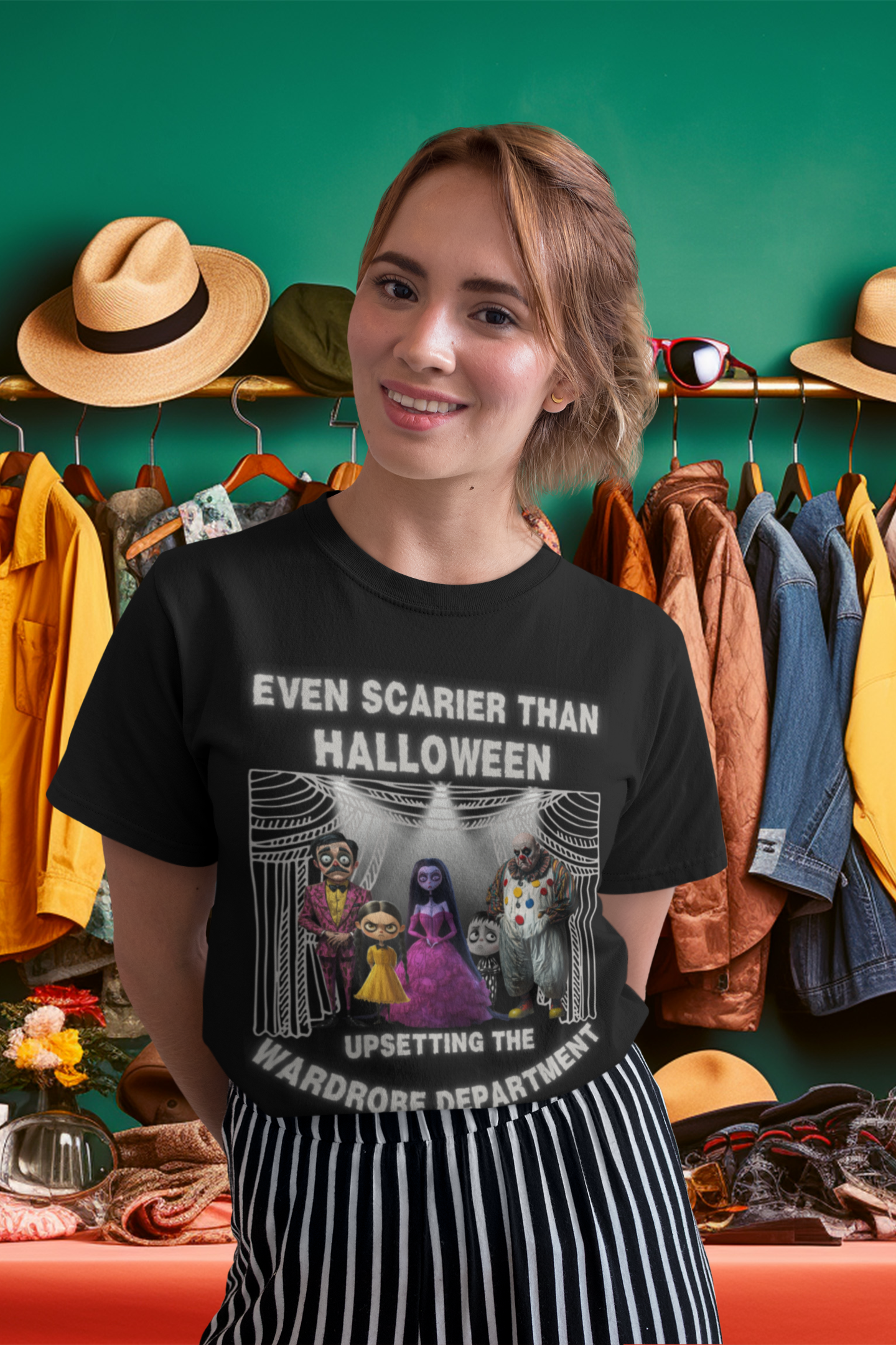 Theatre Costume Chaos T-Shirt: Even Scarier Than Halloween