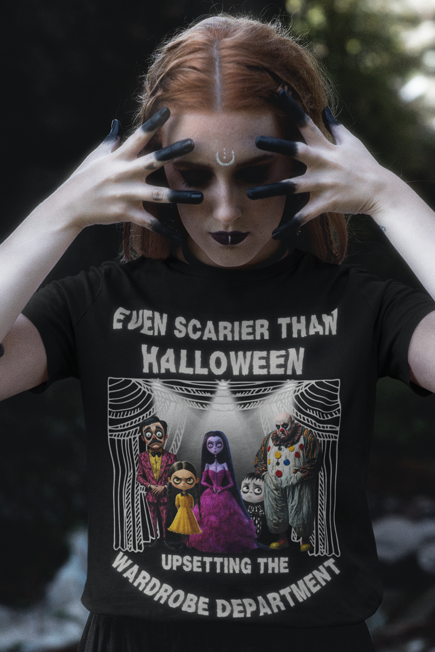 Theatre Costume Chaos T-Shirt: Even Scarier Than Halloween