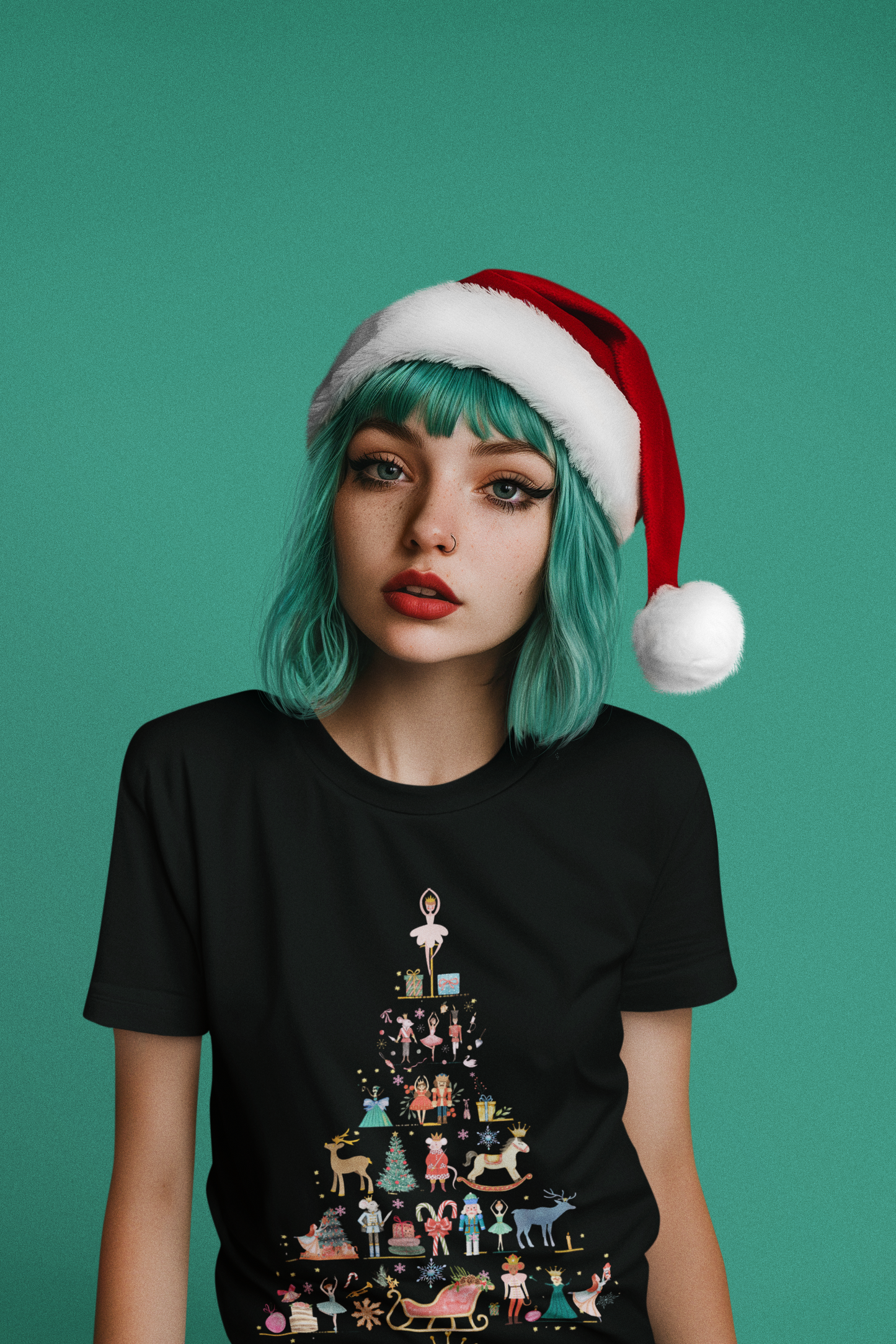 Nutcracker Tree T-Shirt – Festive Theatre Christmas Collection